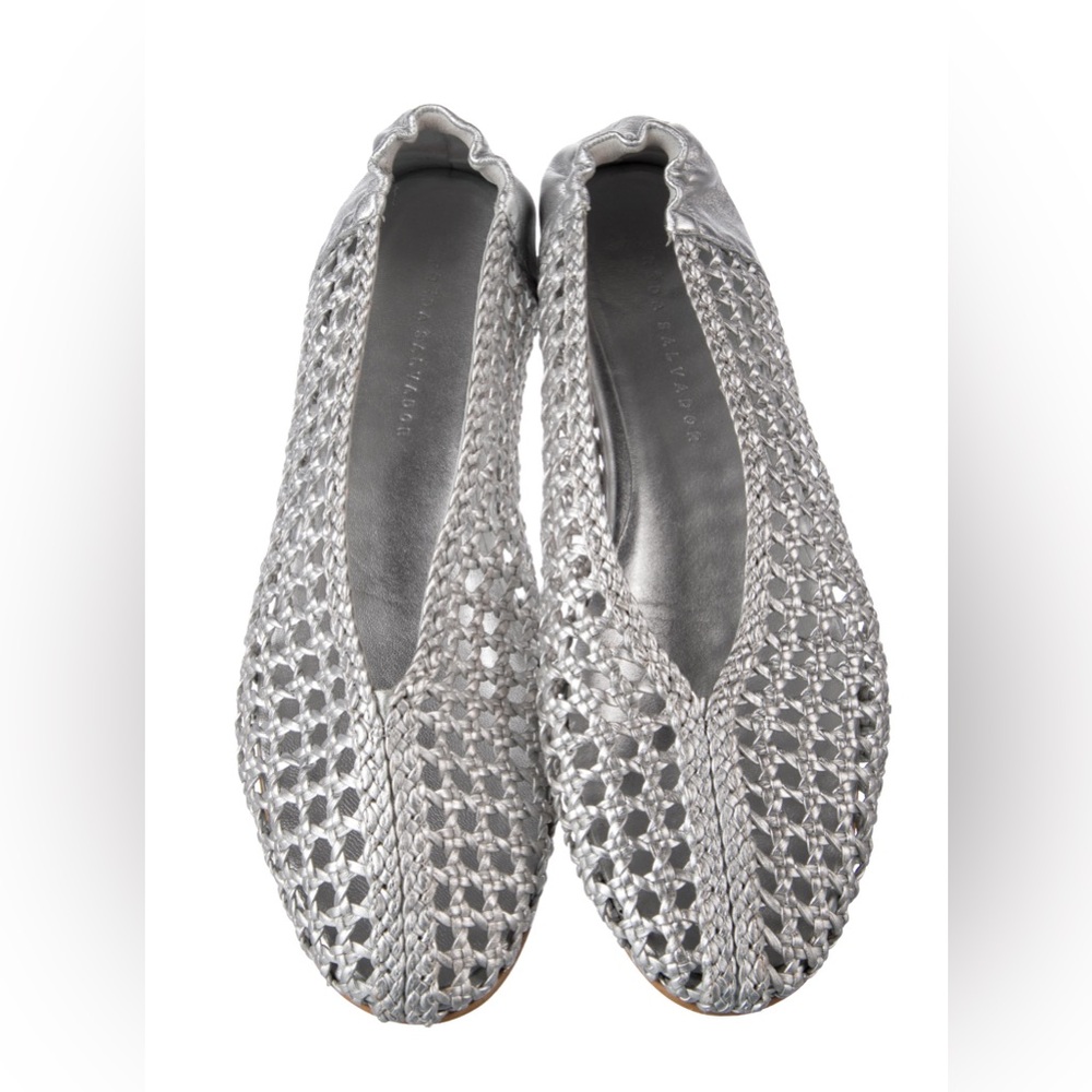 Freda Salvador Leather Ballet Flats - size 9